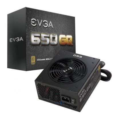 EVGA GQ 650 Watt 80PLUS Gold Hybrid Modular PSU/Power Supply