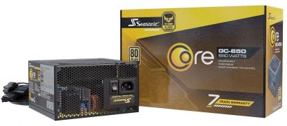 Seasonic Core Gold GC 650 650W 80+ Gold PSU/Power Supply