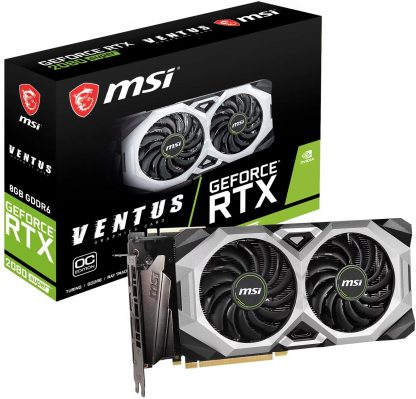 MSI RTX 2080 SUPER VENTUS XS OC 8GB GDDR6 GPU