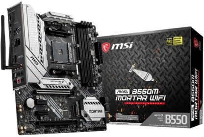 MSI MAG B550M MORTAR WIFI AM4 Micro ATX Motherboard